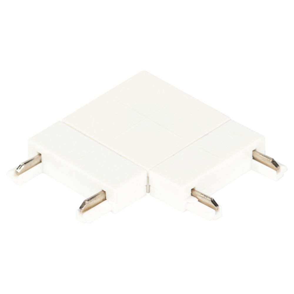 Коннектор питания ЭРА TRM-S5-CC WH для магнитного шинопровода угловой белый для системы S5 | Магнитный шинопровод и аксессуары