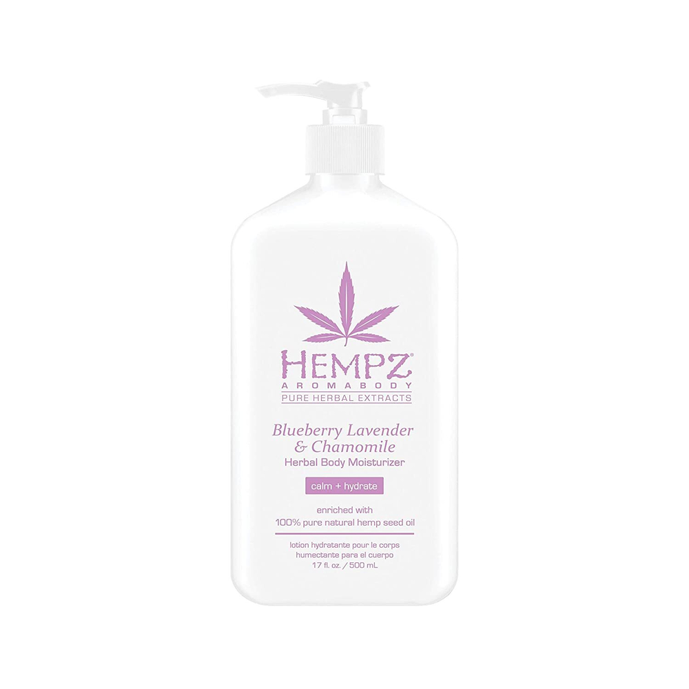 Увлажняющее молочко для тела «Лаванда, ромашка и дикие ягоды» — Hempz Blueberry Lavender & Chamomile Herbal Body Moisturizer