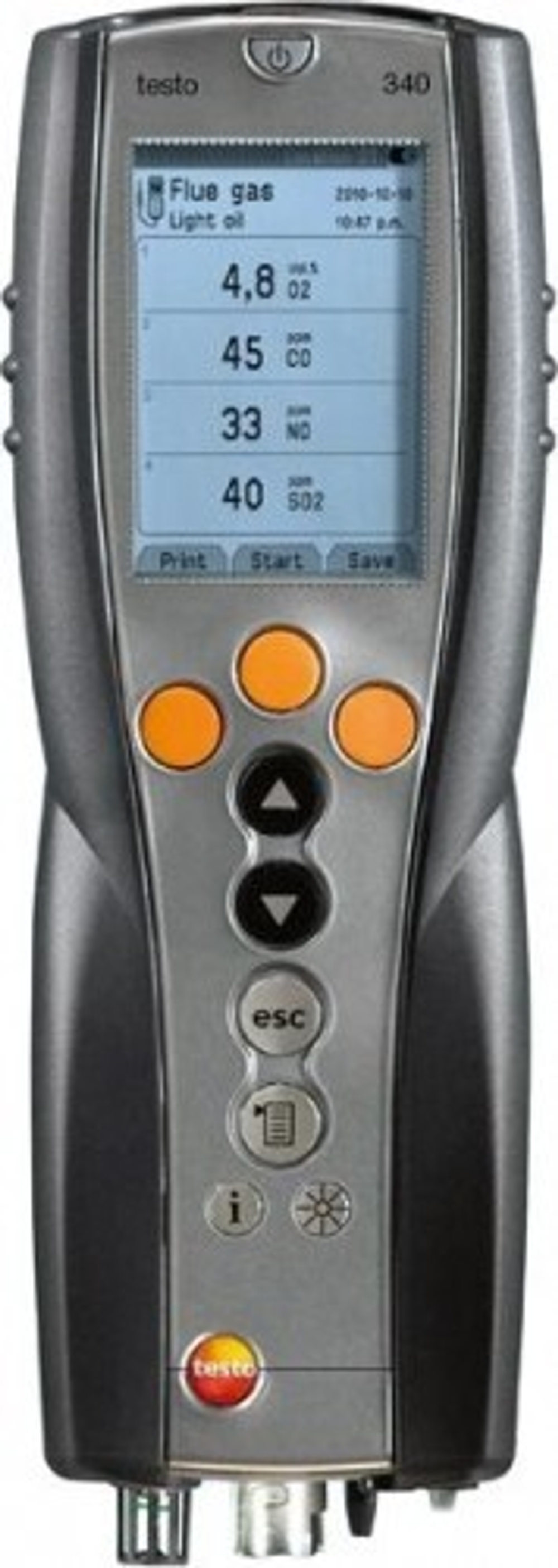 Газоанализатор Testo 340 SO2-четырехсенсорный комплект без зонда 0563 9341