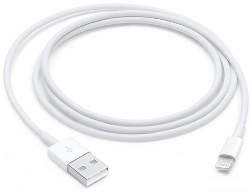 Кабель Apple Lightning (M), USB 2.0 (M) белый
