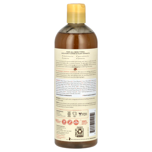 Babo Botanicals, Bubble Bath & Wash, увлажняющий овес и календула, 450 мл (15 жидк. Унций)