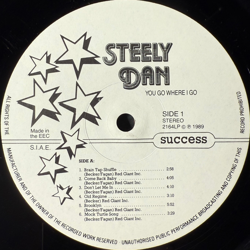 Steely Dan – You Go Where I Go ( Италия 1989г.)