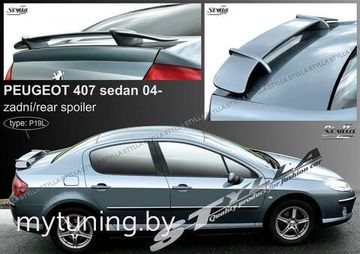 Спойлер для Peugeot 407 sedan