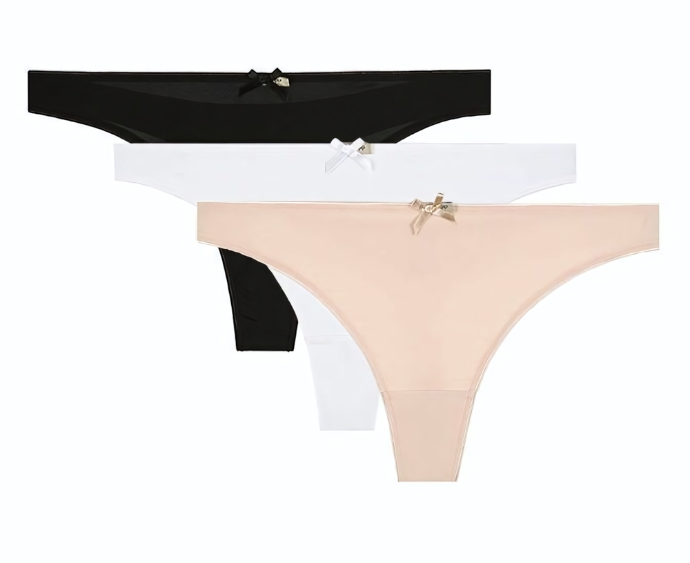 Набор из 3 трусиков-стринг Olivia разных цветов (Размер: S) (Цвет: разноцветный)