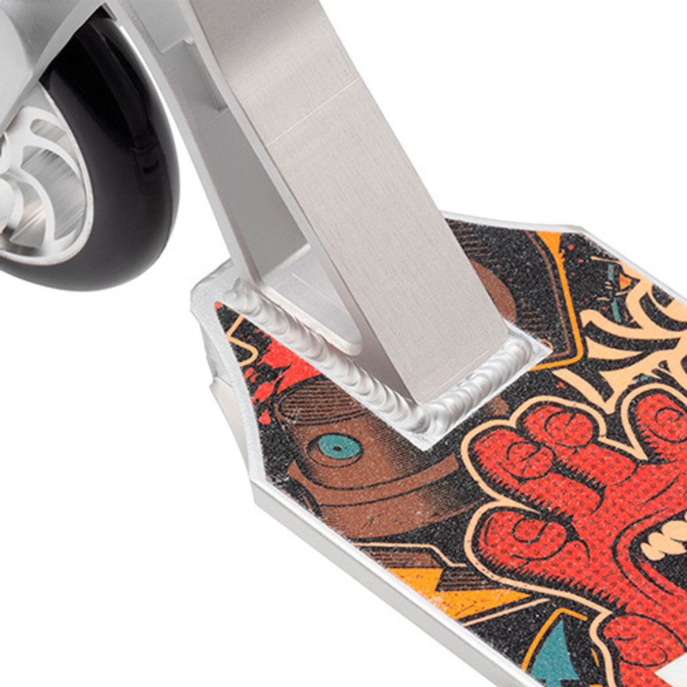 Самокат Digma Trick трюковый 2-кол. белый/черный (ST-TR-100)