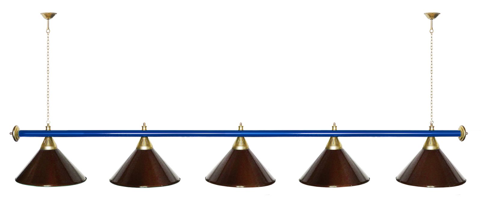 Лампа STARTBILLIARDS 5 пл. (плафоны золотые,штанга золотая,фурнитура золото) фото №93