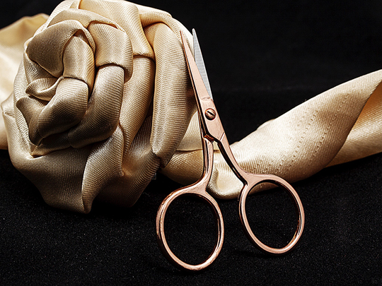 Ножницы для вышивания Hemline  Premium, 67мм, цвет розовое золото