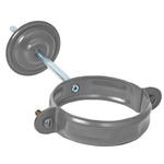 Хомут трубы Aquasystem D150/100 мм RR 23 темно-серый