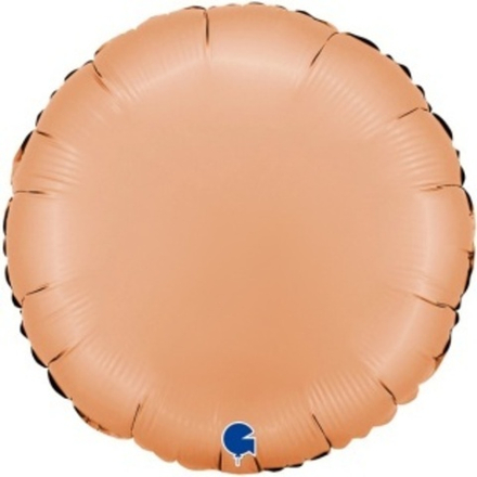 Г 18'' Круг Персик Сатин 40 см.