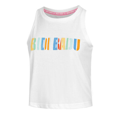 Женская теннисная майка BIDI BADU Paris Chill Tank Top Women - White, Multicoloured