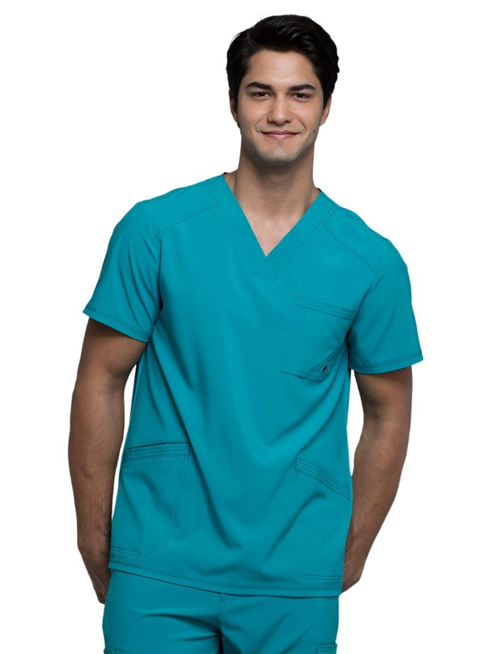 Топ медицинский мужской Cherokee Infinity CK900A, серый, S