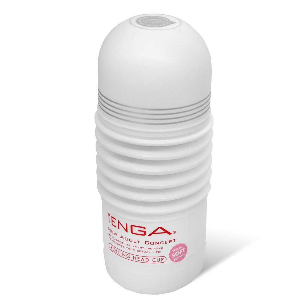 Мастурбатор Tenga Rolling Head Cup Gentle Вращающаяся Головка белый