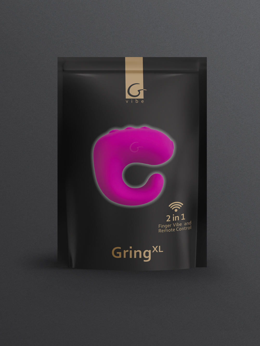 Gvibe Gring XL - 2 в 1 Вибрирующее кольцо и пульт управления