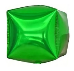 К Куб 3D Зелёный 50 см.