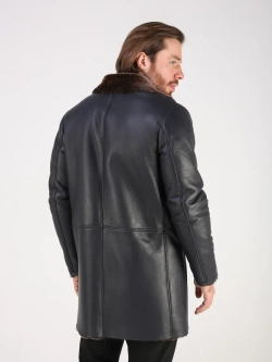 Дубленка зимняя натуральная длинная куртка