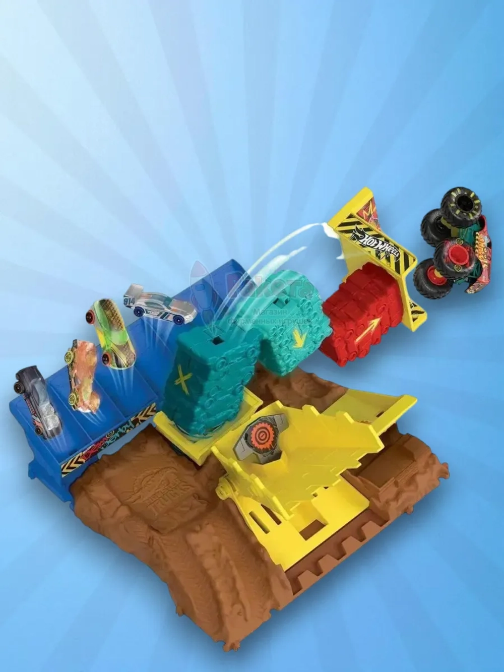 Автотрек трек Хот Вилс Монстр Трак Арена Monster Truck