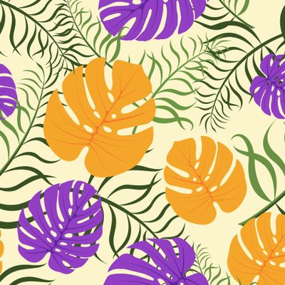 Monstera pattern