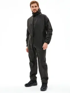 Защитный комбинезон Каспер 40гр/м2.,одноразовый черный
