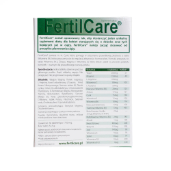Диетическая добавка FertilCare, 30 таблеток