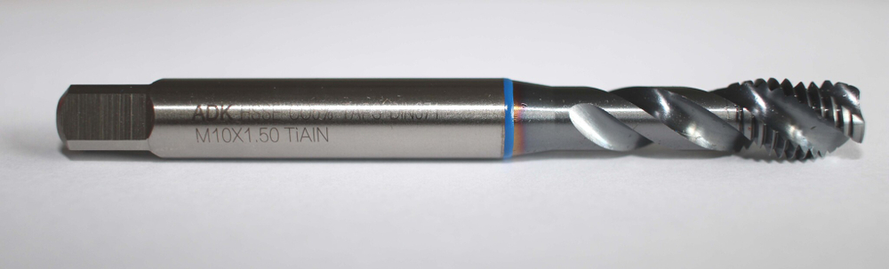 ADK153-100 Метчик М10 DIN371-С 6H V40 HSSE TiALN Red box