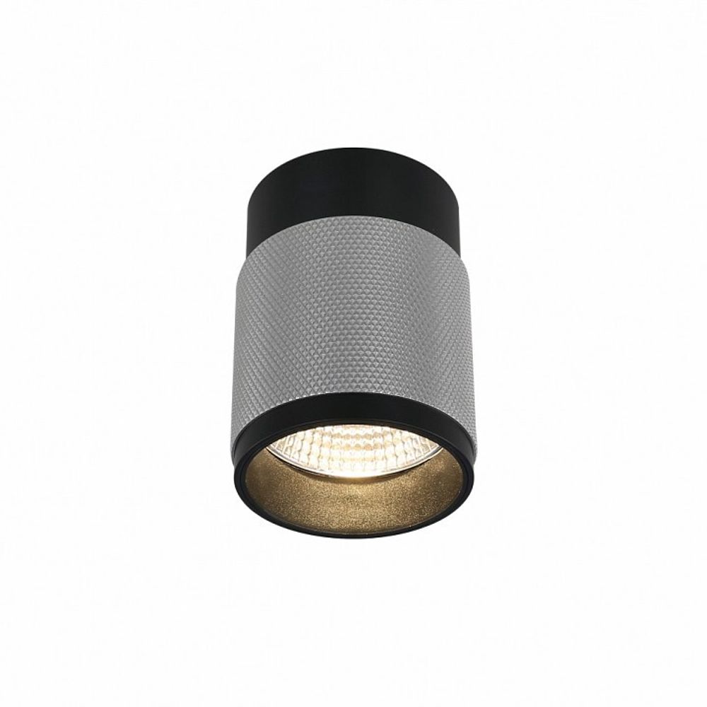 Накладной светильник iLedex Delta 1955-10W-3000K-36 BK+SL