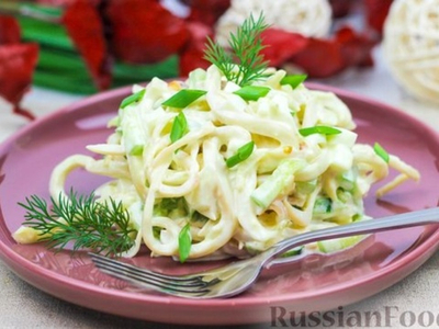 Салат из кальмаров 140гр