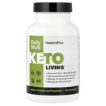 NaturesPlus, Keto Living™, мультивитамины для ежедневного приема, 90 капсул