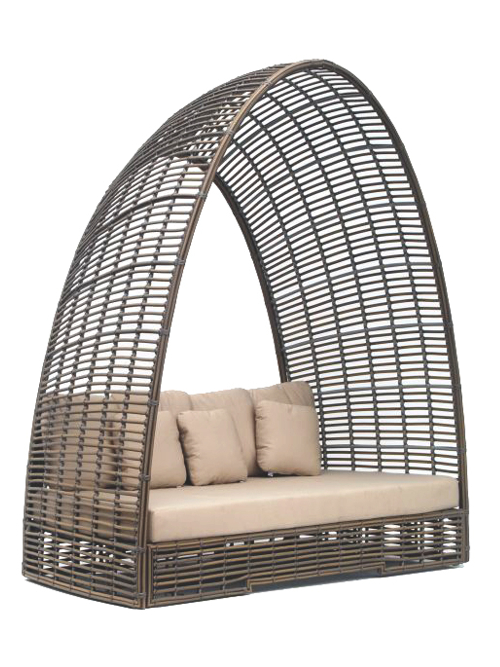 Лаунж-лежак плетеный Tagliamento Grazia