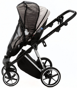 Детская коляска Adamex Belissa Special Edition 2 в 1 B-PS584 (СВ.БЕЖ С БЛЁСТ ХРОМ.РАМ)