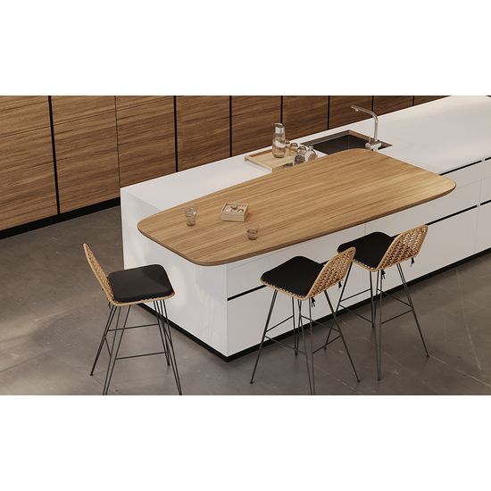 Стул барный vetle flat, ротанг