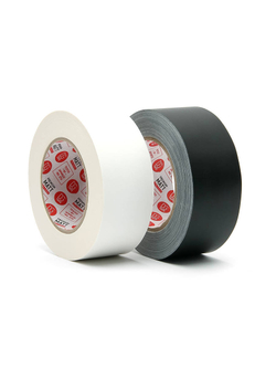 Супер Клейкая! Супер Матовая прочная лента на тканевой основе 145MESH - Gaffer Tape@MATT STRONG - Гаффа тейп 50мм/50м - Черный
