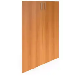 Двери из ЛДСП к широким стеллажам В-864 706x16x1104 Миланский орех