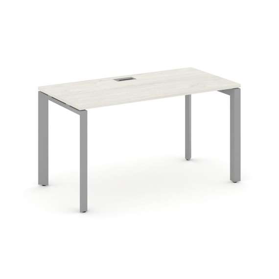 Style Project Стол письменный SN-59P.SP-005 Дуб Наварра/Металл Серый/Серебро Заглушка 1780*600*750