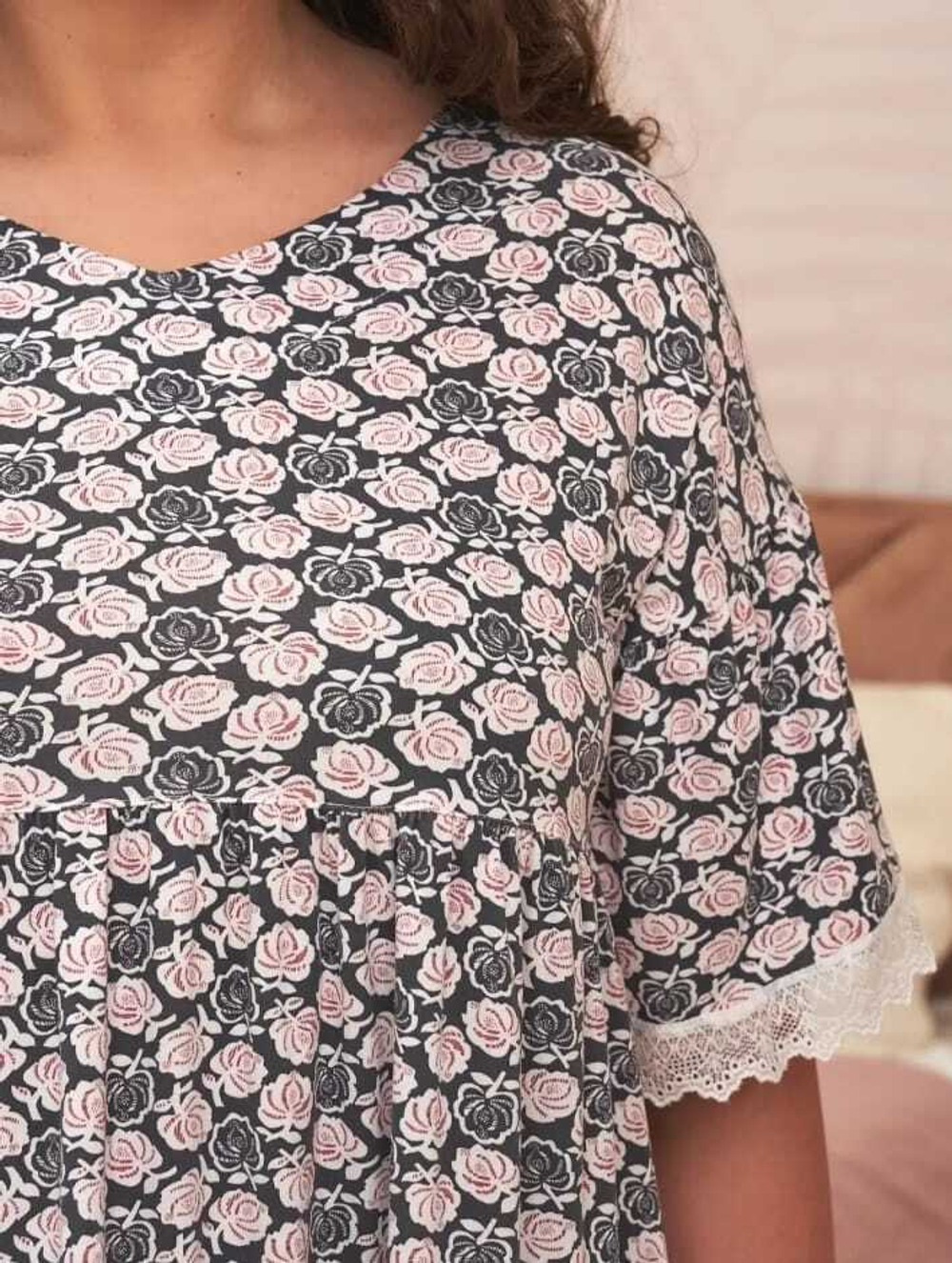 Пижама жен.б/в шорты+футб мультик (норма) В0155