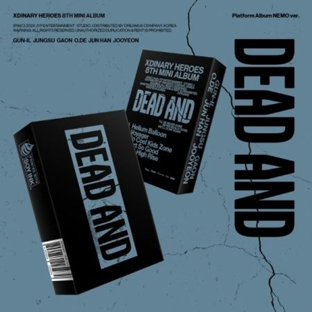 Альбом Xdinary Heroes - DEAD AND 8th Mini Album PLATFORM NEMO Version