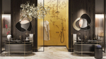 Полотенцедержатель Gessi Anello, настенный, 600 мм, цвет Warm Bronze Brushed PVD