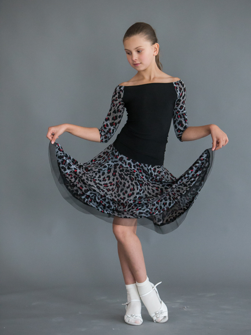 Детская юбочка с регилином