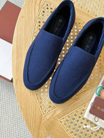 Лоферы Loro Piana Summer Walk с мехом