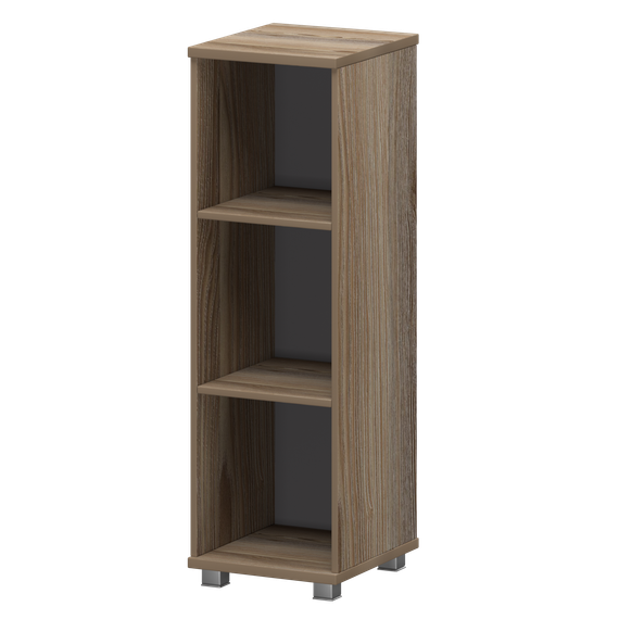 Стеллаж низкий узкий НТ-440 Дуб сафари 400x445x1280 Аргентум