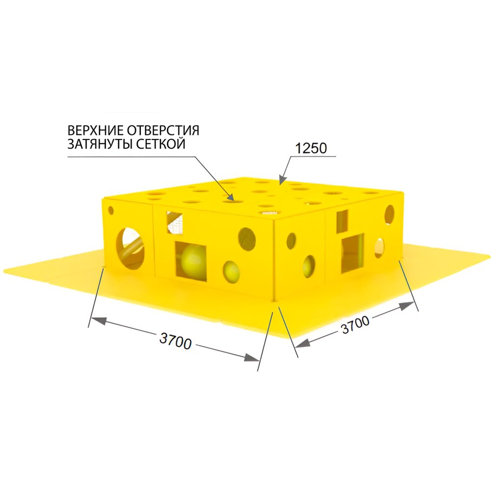 Детский игровой лабиринт "Сыр"
