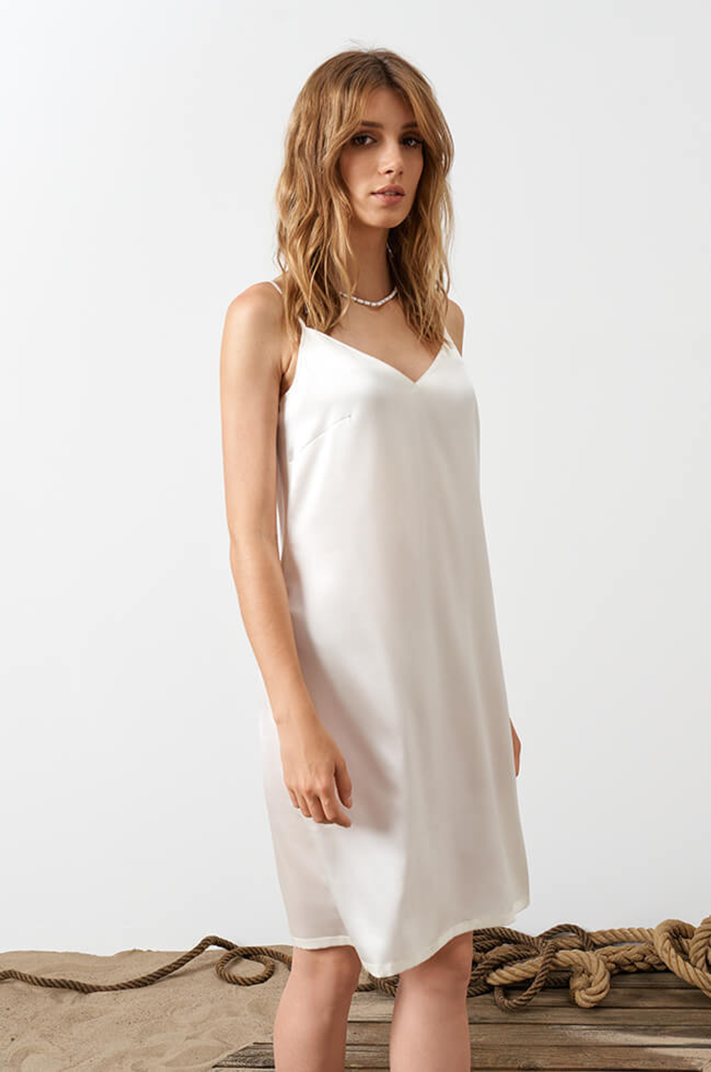 51589 Платье женское (молочный)