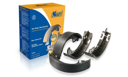 Колодки тормозные задние для ВАЗ 2109, 2110, 2114, Калина, Приора, Гранта без АБС Kraft