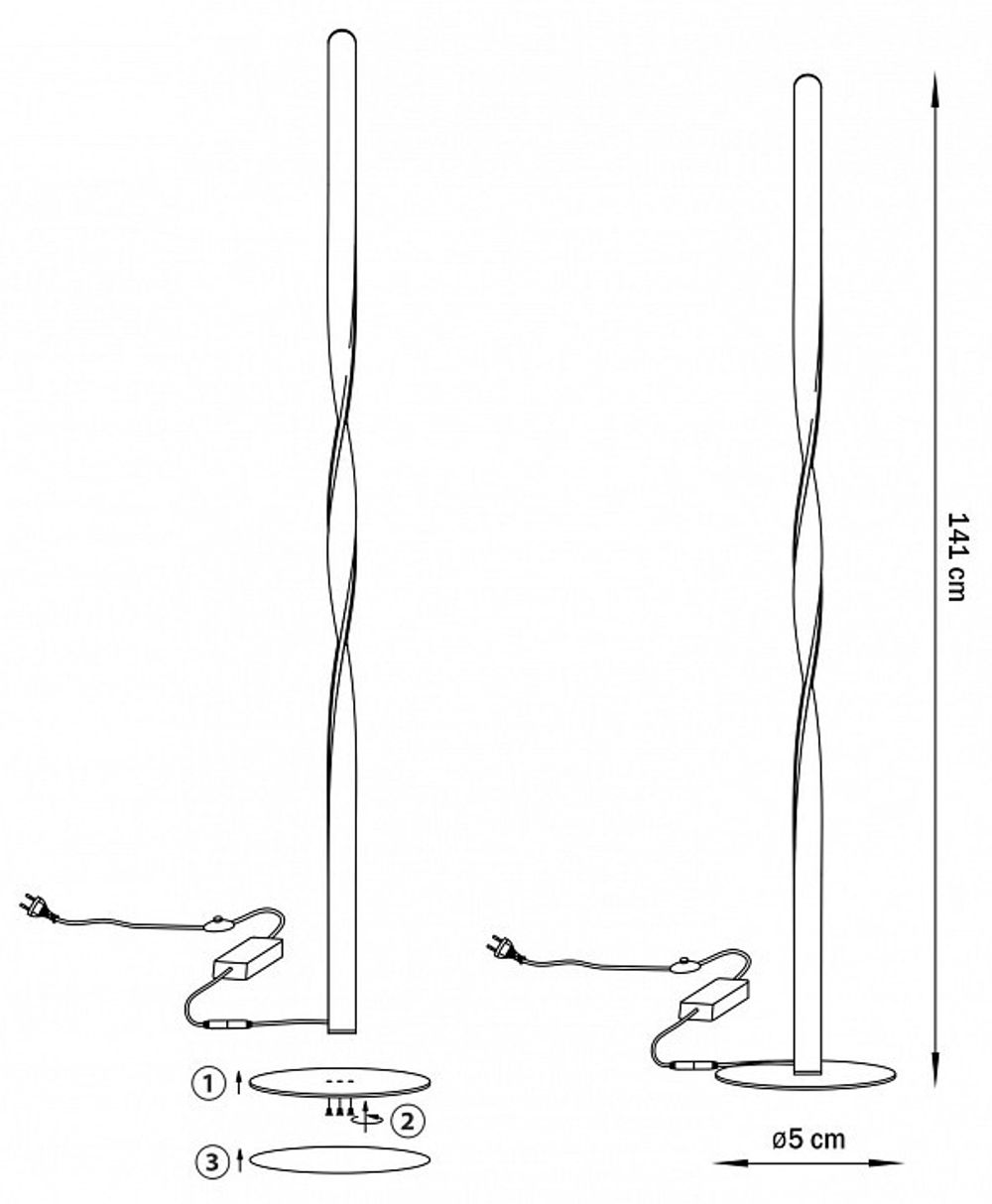 Торшер Lightstar Torino 615719