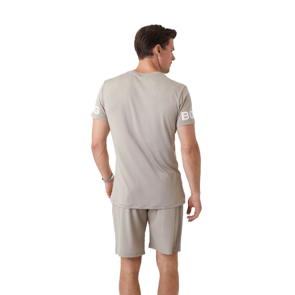 Мужское теннисное поло Björn Borg T-Shirt Men - Beige