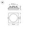 Встраиваемый светодиодный светильник Arlight LTD-96x96SOL-BK-10W Day White 022008
