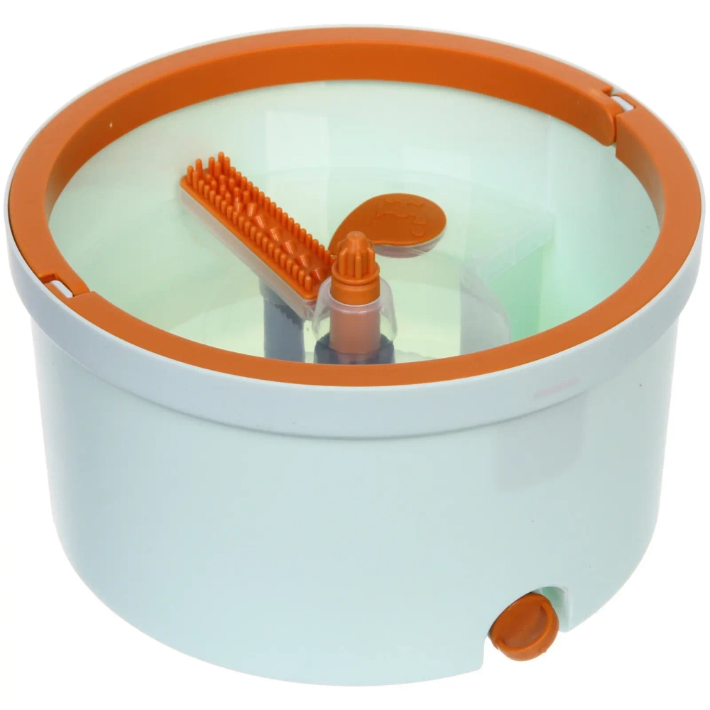 Набор для уборки «Селфи Идеальная уборка»(ведро с отжимом, швабра, две насадки) в цветной коробке