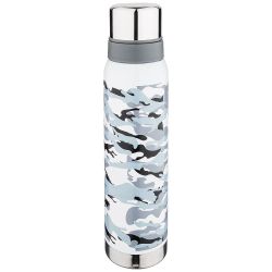 ТЕРМОС AGNESS С УЗКИМ ГОРЛОМ И 2-МЯ КРЫШКАМИ-ЧАШКАМИ, 1000МЛ, КОЛБА НЖС (КОР=12ШТ.)