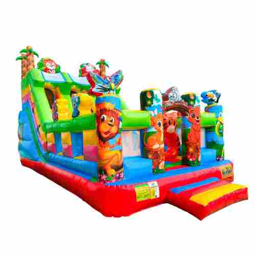 Коммерческий надувной батут «Звериная команда 2», 8*4*5 м