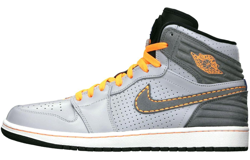 Кроссовки Jordan Air Jordan 1 Retro 93 Wolf Grey Orange