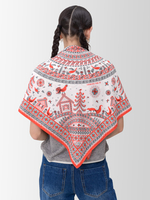 Платок «Мезенская роспись»